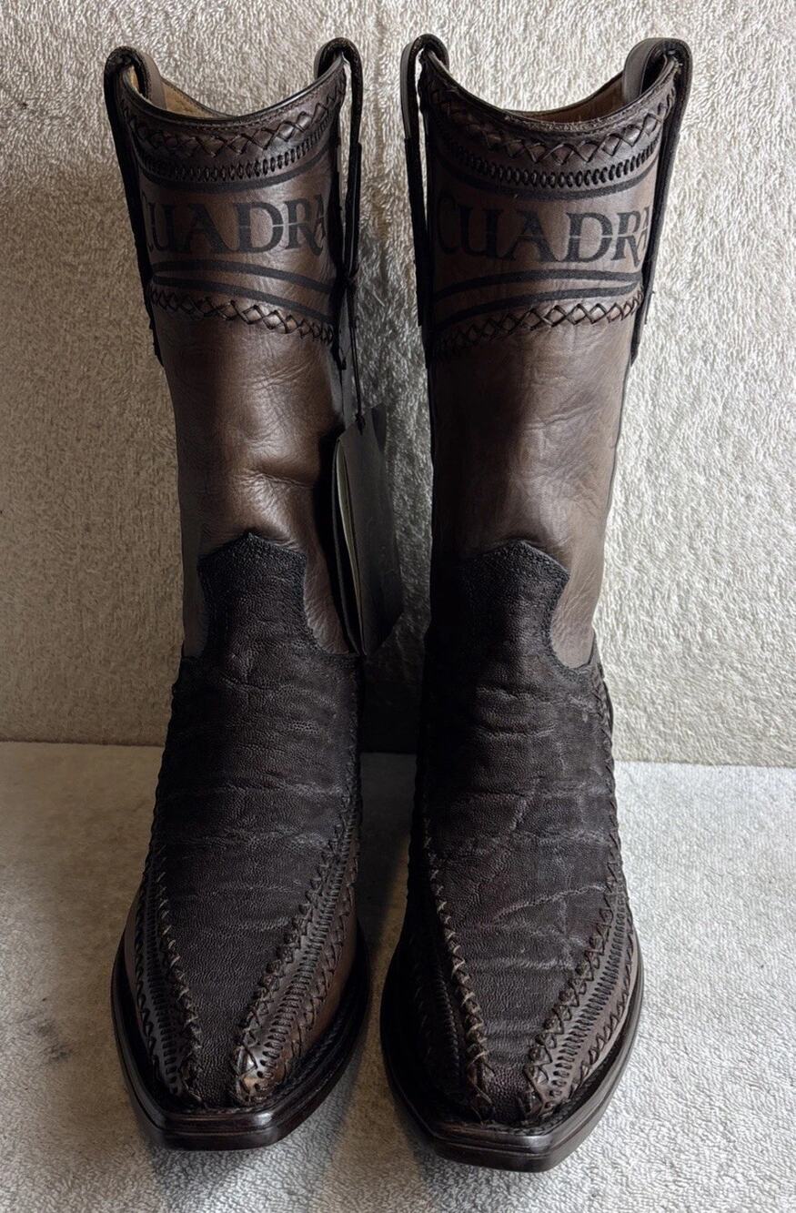 Cuadra Men's Chocolate Brown 3 Pieces Leather Western Boots Size 9.5 EE 54145